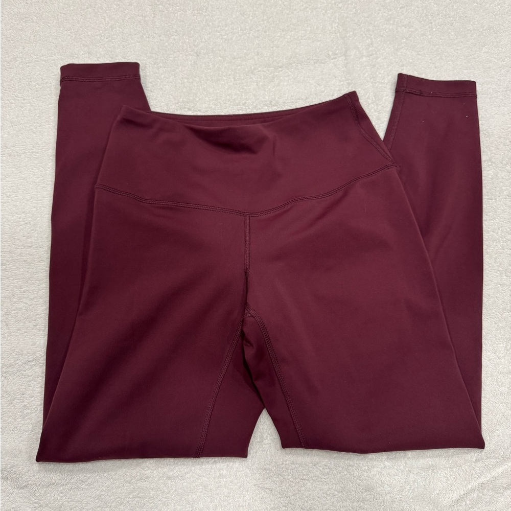 90 Degree By Reflex Maroon Leggings